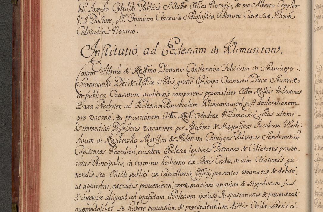 Zdjęcie nr 151 dla obiektu archiwalnego: Acta actorum episcopalium R. D. Constantini Feliciani in Szaniawy Szaniawski, episcopi Cracoviensis, ducis Severiae per annos 1720 - 1723 conscripta. Volumen I