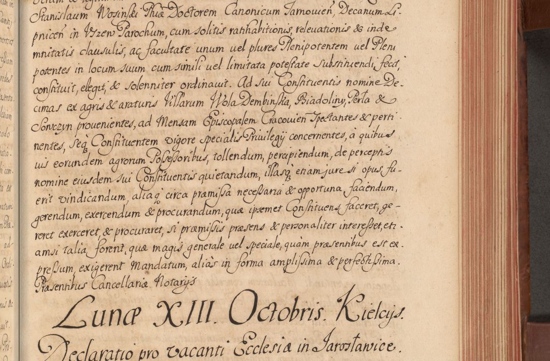 Zdjęcie nr 148 dla obiektu archiwalnego: Acta actorum episcopalium R. D. Constantini Feliciani in Szaniawy Szaniawski, episcopi Cracoviensis, ducis Severiae per annos 1720 - 1723 conscripta. Volumen I