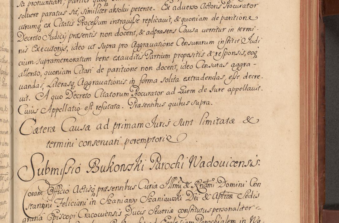 Zdjęcie nr 146 dla obiektu archiwalnego: Acta actorum episcopalium R. D. Constantini Feliciani in Szaniawy Szaniawski, episcopi Cracoviensis, ducis Severiae per annos 1720 - 1723 conscripta. Volumen I