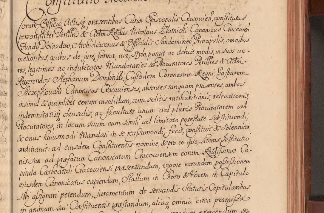 Zdjęcie nr 142 dla obiektu archiwalnego: Acta actorum episcopalium R. D. Constantini Feliciani in Szaniawy Szaniawski, episcopi Cracoviensis, ducis Severiae per annos 1720 - 1723 conscripta. Volumen I