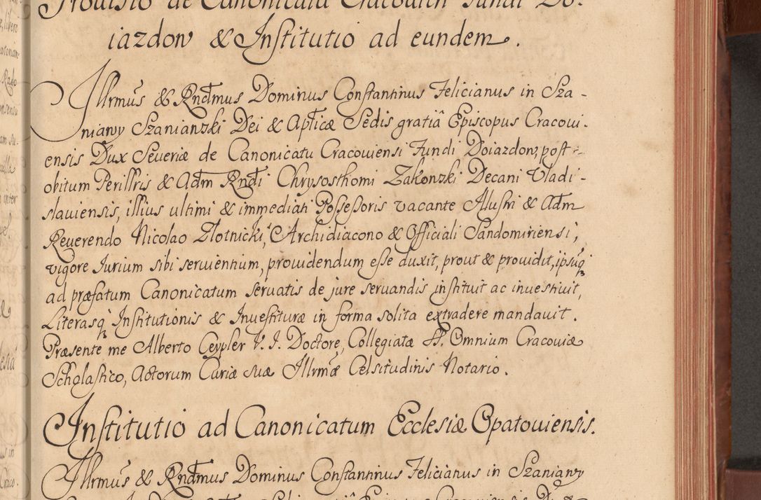 Zdjęcie nr 140 dla obiektu archiwalnego: Acta actorum episcopalium R. D. Constantini Feliciani in Szaniawy Szaniawski, episcopi Cracoviensis, ducis Severiae per annos 1720 - 1723 conscripta. Volumen I