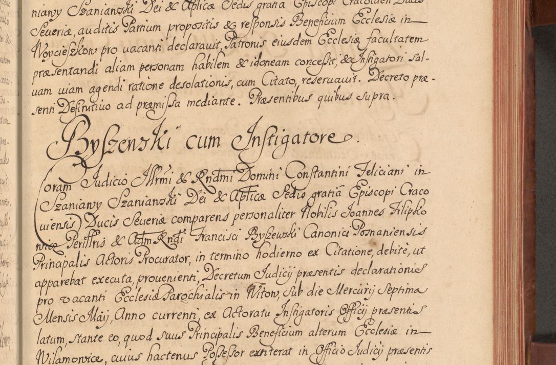 Zdjęcie nr 132 dla obiektu archiwalnego: Acta actorum episcopalium R. D. Constantini Feliciani in Szaniawy Szaniawski, episcopi Cracoviensis, ducis Severiae per annos 1720 - 1723 conscripta. Volumen I