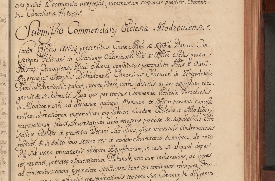 Zdjęcie nr 134 dla obiektu archiwalnego: Acta actorum episcopalium R. D. Constantini Feliciani in Szaniawy Szaniawski, episcopi Cracoviensis, ducis Severiae per annos 1720 - 1723 conscripta. Volumen I