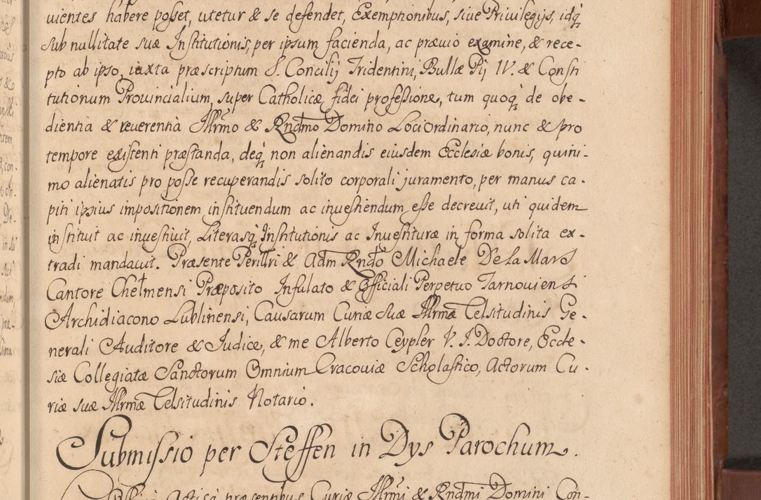Zdjęcie nr 126 dla obiektu archiwalnego: Acta actorum episcopalium R. D. Constantini Feliciani in Szaniawy Szaniawski, episcopi Cracoviensis, ducis Severiae per annos 1720 - 1723 conscripta. Volumen I