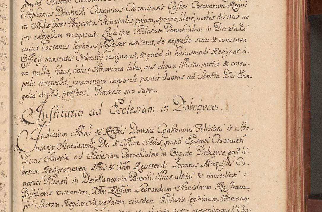 Zdjęcie nr 128 dla obiektu archiwalnego: Acta actorum episcopalium R. D. Constantini Feliciani in Szaniawy Szaniawski, episcopi Cracoviensis, ducis Severiae per annos 1720 - 1723 conscripta. Volumen I