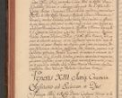Zdjęcie nr 125 dla obiektu archiwalnego: Acta actorum episcopalium R. D. Constantini Feliciani in Szaniawy Szaniawski, episcopi Cracoviensis, ducis Severiae per annos 1720 - 1723 conscripta. Volumen I