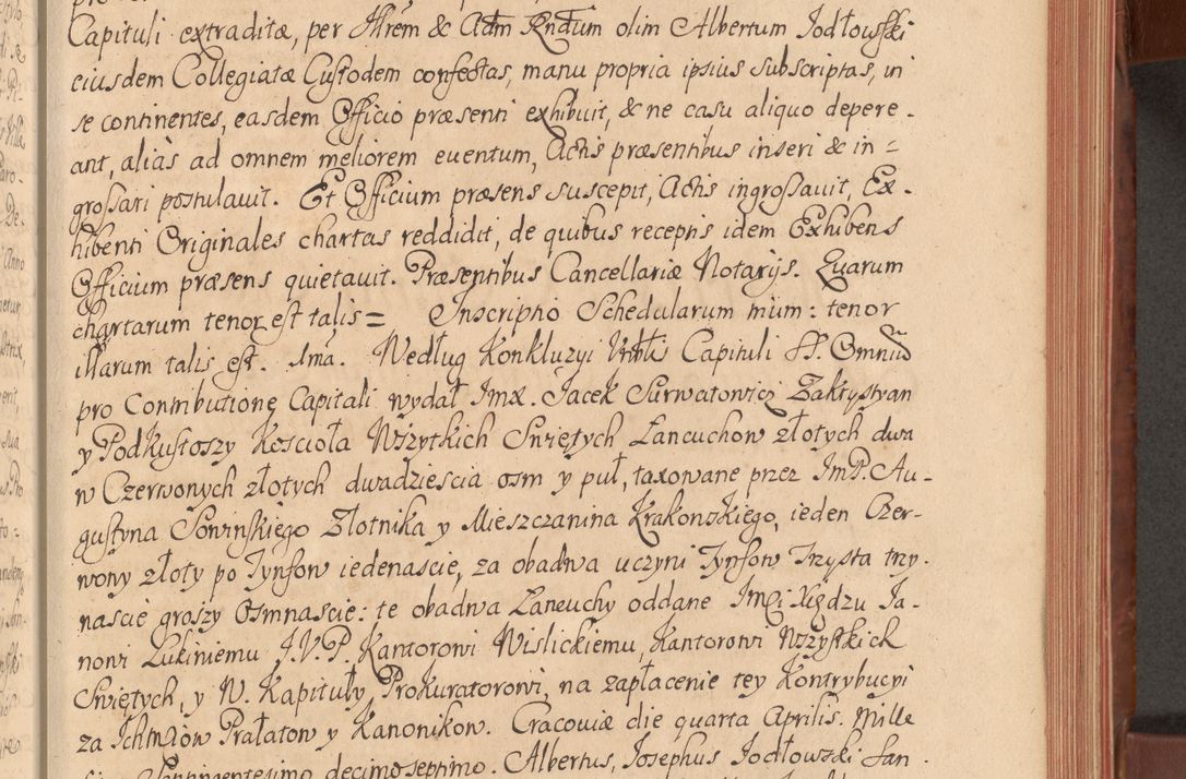 Zdjęcie nr 122 dla obiektu archiwalnego: Acta actorum episcopalium R. D. Constantini Feliciani in Szaniawy Szaniawski, episcopi Cracoviensis, ducis Severiae per annos 1720 - 1723 conscripta. Volumen I