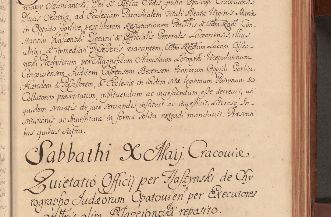 Zdjęcie nr 118 dla obiektu archiwalnego: Acta actorum episcopalium R. D. Constantini Feliciani in Szaniawy Szaniawski, episcopi Cracoviensis, ducis Severiae per annos 1720 - 1723 conscripta. Volumen I