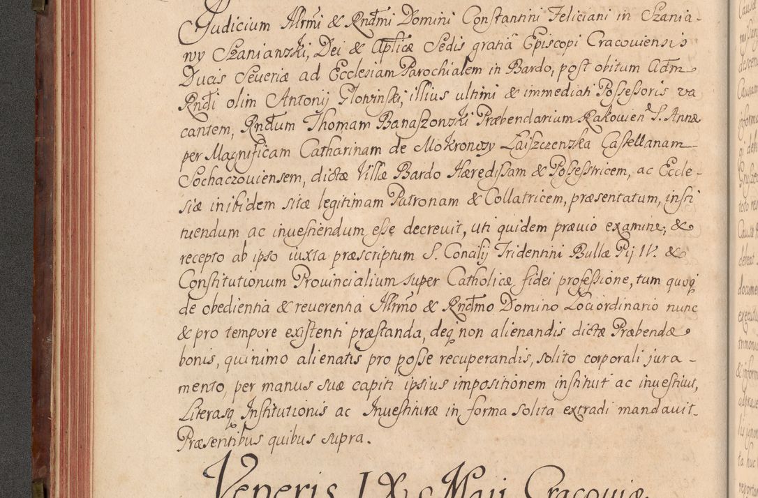 Zdjęcie nr 113 dla obiektu archiwalnego: Acta actorum episcopalium R. D. Constantini Feliciani in Szaniawy Szaniawski, episcopi Cracoviensis, ducis Severiae per annos 1720 - 1723 conscripta. Volumen I