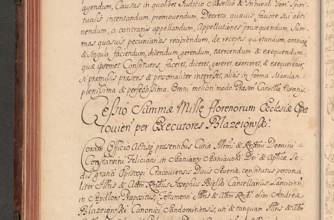 Zdjęcie nr 111 dla obiektu archiwalnego: Acta actorum episcopalium R. D. Constantini Feliciani in Szaniawy Szaniawski, episcopi Cracoviensis, ducis Severiae per annos 1720 - 1723 conscripta. Volumen I