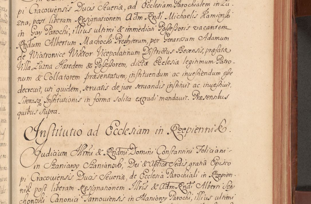 Zdjęcie nr 104 dla obiektu archiwalnego: Acta actorum episcopalium R. D. Constantini Feliciani in Szaniawy Szaniawski, episcopi Cracoviensis, ducis Severiae per annos 1720 - 1723 conscripta. Volumen I