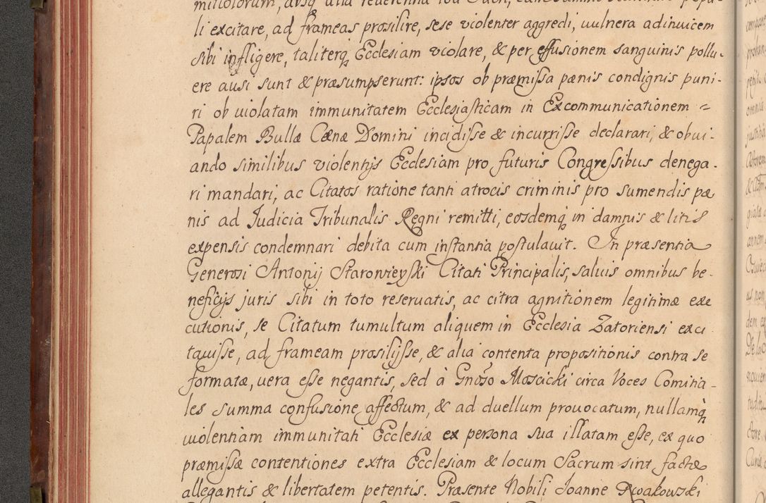 Zdjęcie nr 107 dla obiektu archiwalnego: Acta actorum episcopalium R. D. Constantini Feliciani in Szaniawy Szaniawski, episcopi Cracoviensis, ducis Severiae per annos 1720 - 1723 conscripta. Volumen I