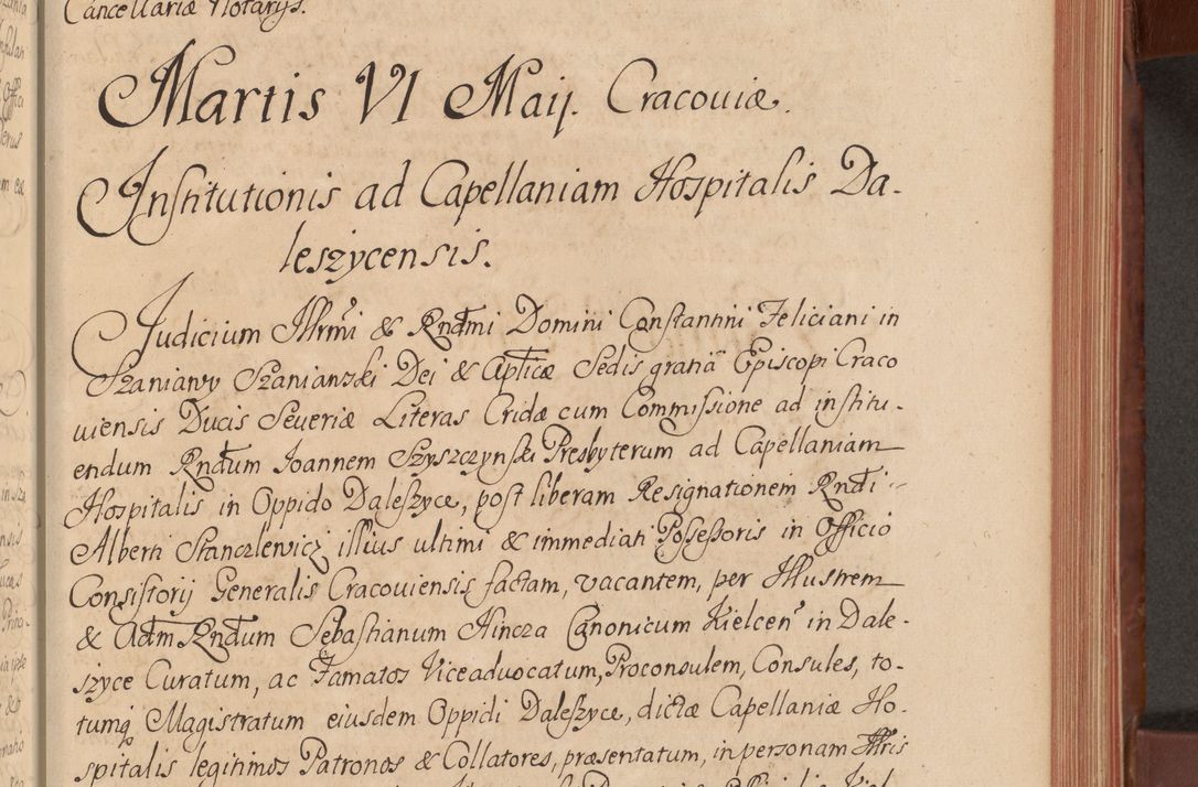 Zdjęcie nr 102 dla obiektu archiwalnego: Acta actorum episcopalium R. D. Constantini Feliciani in Szaniawy Szaniawski, episcopi Cracoviensis, ducis Severiae per annos 1720 - 1723 conscripta. Volumen I