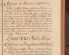 Zdjęcie nr 100 dla obiektu archiwalnego: Acta actorum episcopalium R. D. Constantini Feliciani in Szaniawy Szaniawski, episcopi Cracoviensis, ducis Severiae per annos 1720 - 1723 conscripta. Volumen I