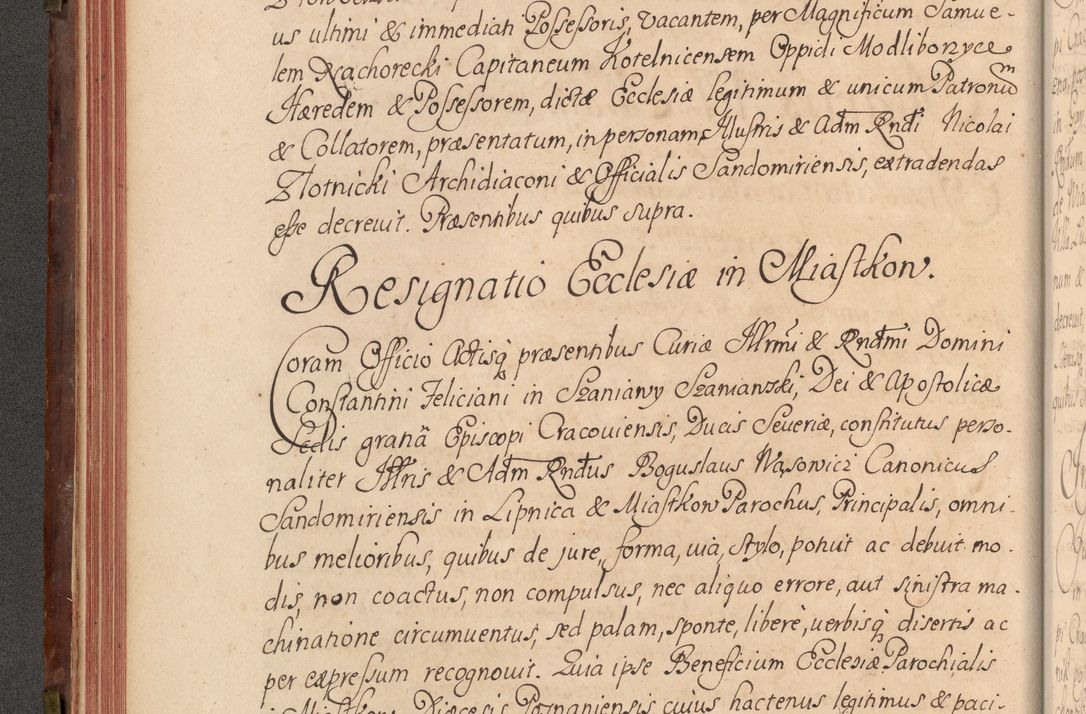 Zdjęcie nr 103 dla obiektu archiwalnego: Acta actorum episcopalium R. D. Constantini Feliciani in Szaniawy Szaniawski, episcopi Cracoviensis, ducis Severiae per annos 1720 - 1723 conscripta. Volumen I