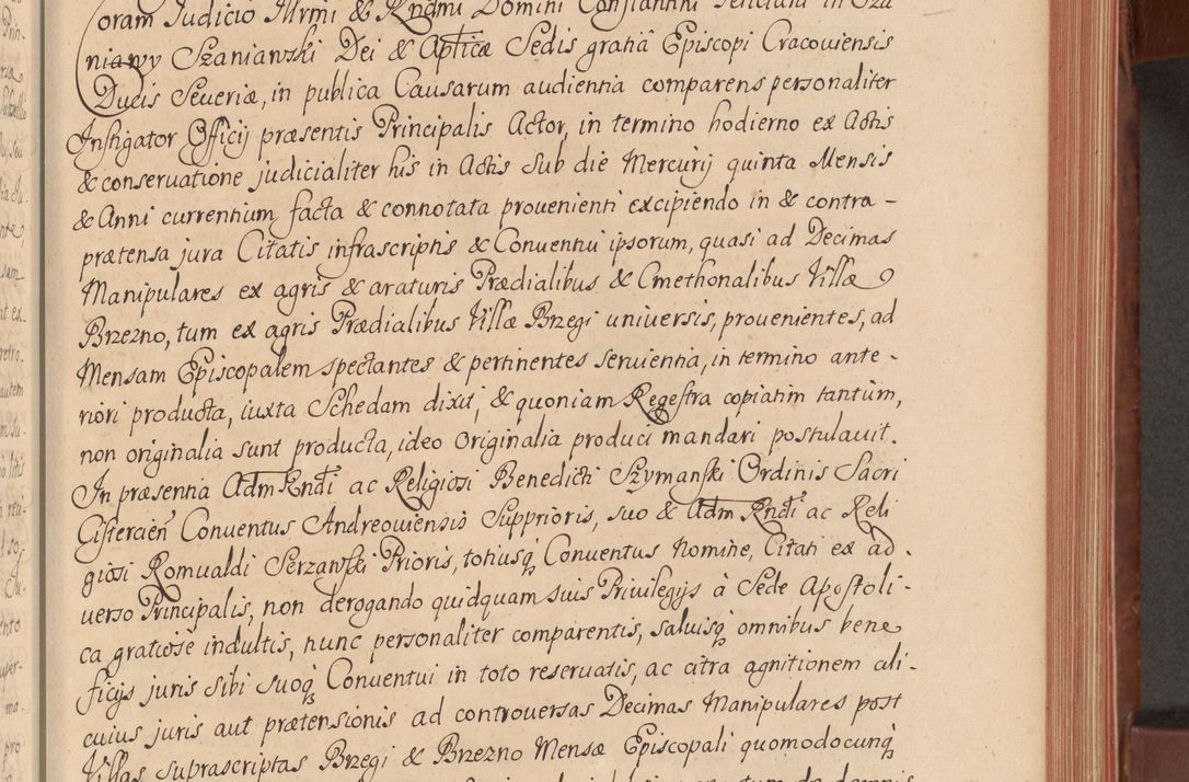 Zdjęcie nr 92 dla obiektu archiwalnego: Acta actorum episcopalium R. D. Constantini Feliciani in Szaniawy Szaniawski, episcopi Cracoviensis, ducis Severiae per annos 1720 - 1723 conscripta. Volumen I