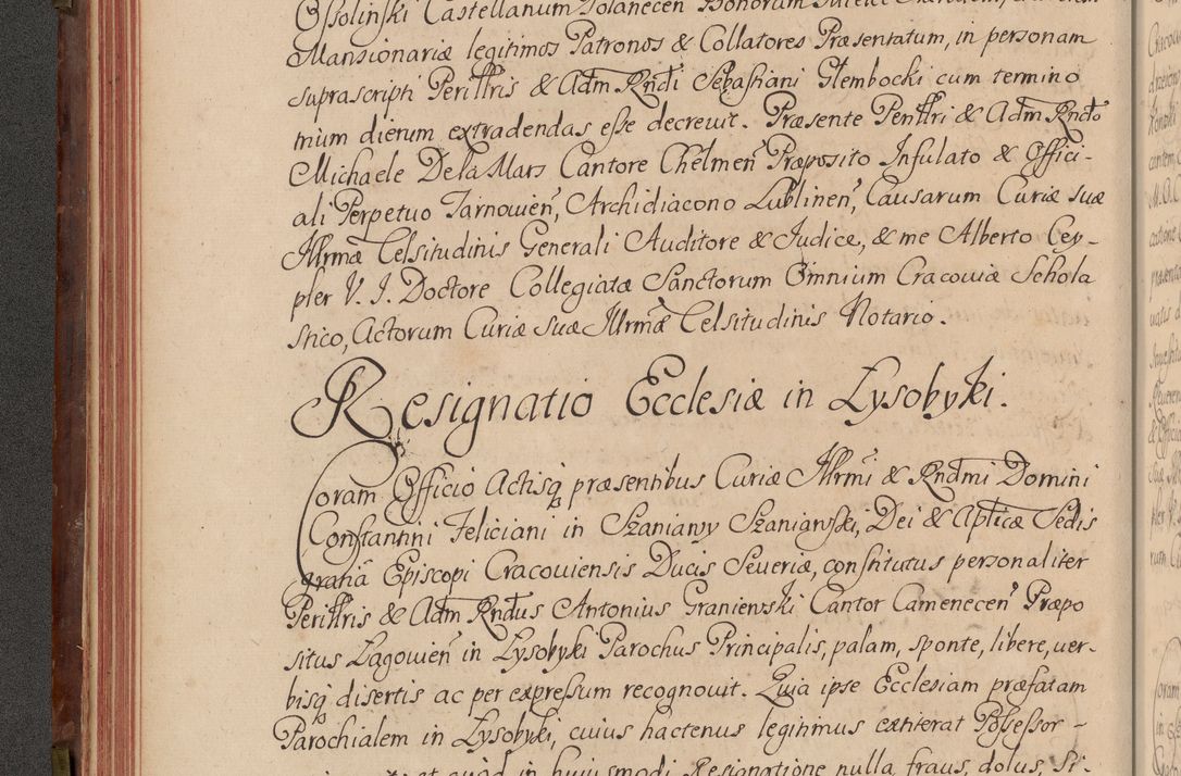 Zdjęcie nr 89 dla obiektu archiwalnego: Acta actorum episcopalium R. D. Constantini Feliciani in Szaniawy Szaniawski, episcopi Cracoviensis, ducis Severiae per annos 1720 - 1723 conscripta. Volumen I
