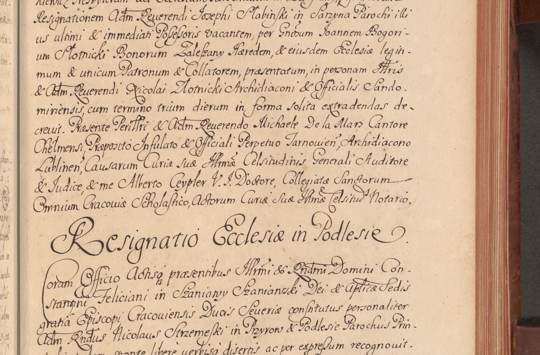 Zdjęcie nr 86 dla obiektu archiwalnego: Acta actorum episcopalium R. D. Constantini Feliciani in Szaniawy Szaniawski, episcopi Cracoviensis, ducis Severiae per annos 1720 - 1723 conscripta. Volumen I