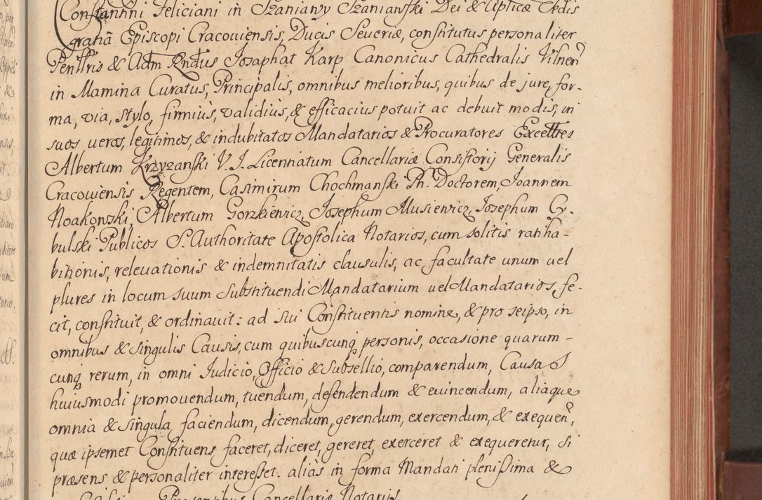 Zdjęcie nr 88 dla obiektu archiwalnego: Acta actorum episcopalium R. D. Constantini Feliciani in Szaniawy Szaniawski, episcopi Cracoviensis, ducis Severiae per annos 1720 - 1723 conscripta. Volumen I