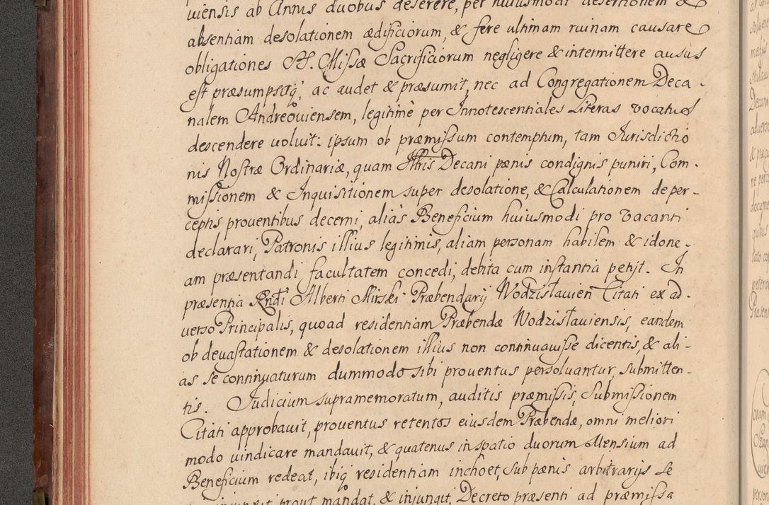 Zdjęcie nr 83 dla obiektu archiwalnego: Acta actorum episcopalium R. D. Constantini Feliciani in Szaniawy Szaniawski, episcopi Cracoviensis, ducis Severiae per annos 1720 - 1723 conscripta. Volumen I