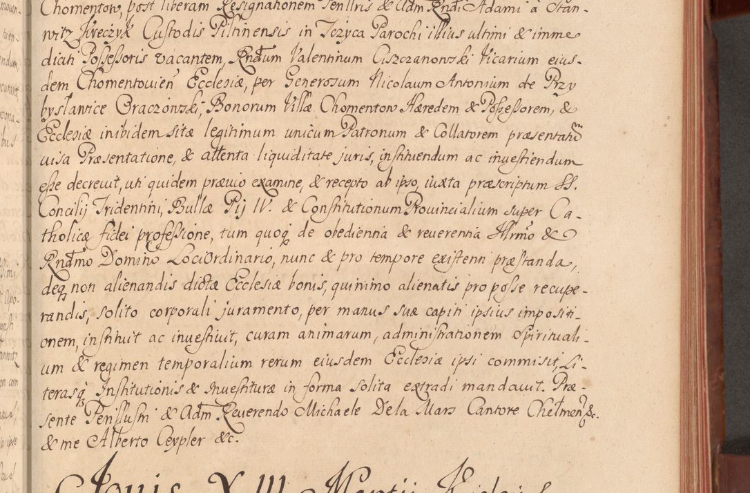 Zdjęcie nr 78 dla obiektu archiwalnego: Acta actorum episcopalium R. D. Constantini Feliciani in Szaniawy Szaniawski, episcopi Cracoviensis, ducis Severiae per annos 1720 - 1723 conscripta. Volumen I