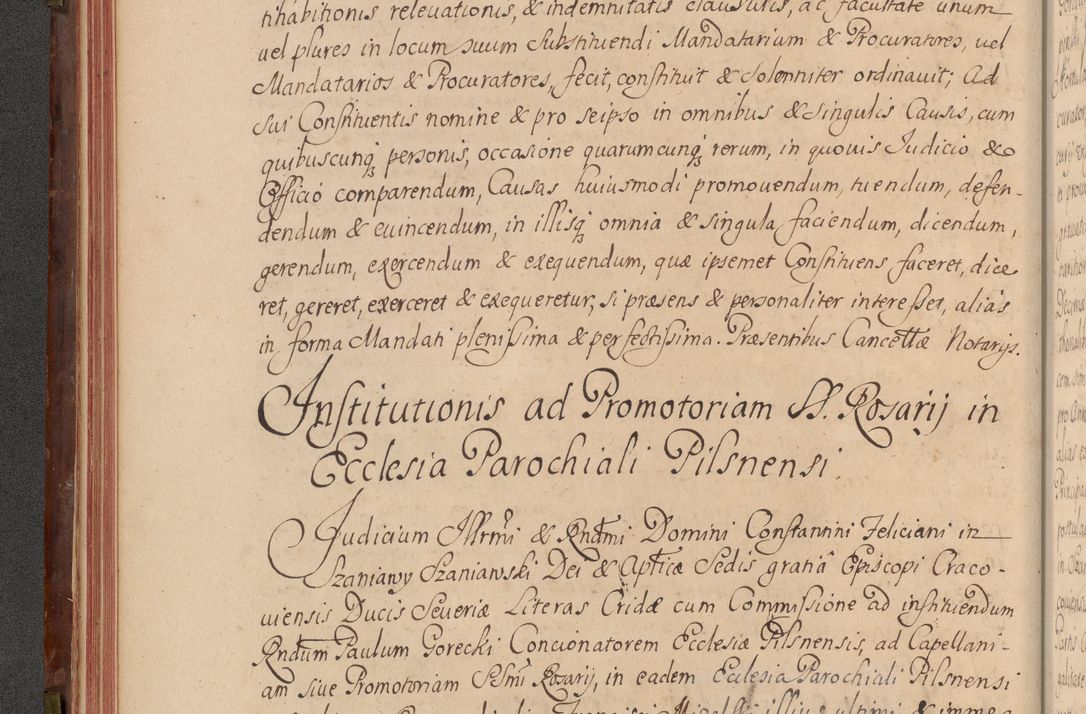 Zdjęcie nr 79 dla obiektu archiwalnego: Acta actorum episcopalium R. D. Constantini Feliciani in Szaniawy Szaniawski, episcopi Cracoviensis, ducis Severiae per annos 1720 - 1723 conscripta. Volumen I