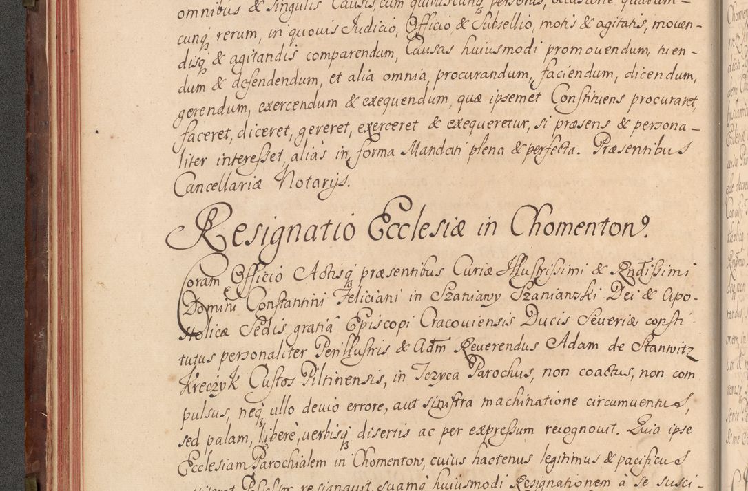 Zdjęcie nr 77 dla obiektu archiwalnego: Acta actorum episcopalium R. D. Constantini Feliciani in Szaniawy Szaniawski, episcopi Cracoviensis, ducis Severiae per annos 1720 - 1723 conscripta. Volumen I