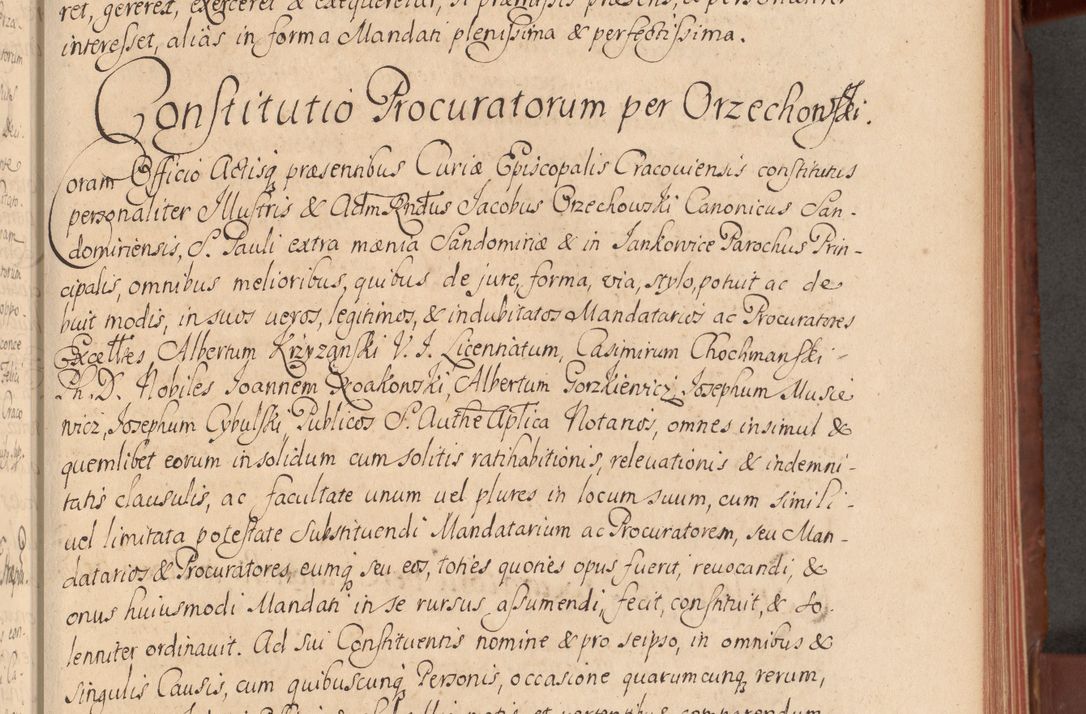 Zdjęcie nr 72 dla obiektu archiwalnego: Acta actorum episcopalium R. D. Constantini Feliciani in Szaniawy Szaniawski, episcopi Cracoviensis, ducis Severiae per annos 1720 - 1723 conscripta. Volumen I