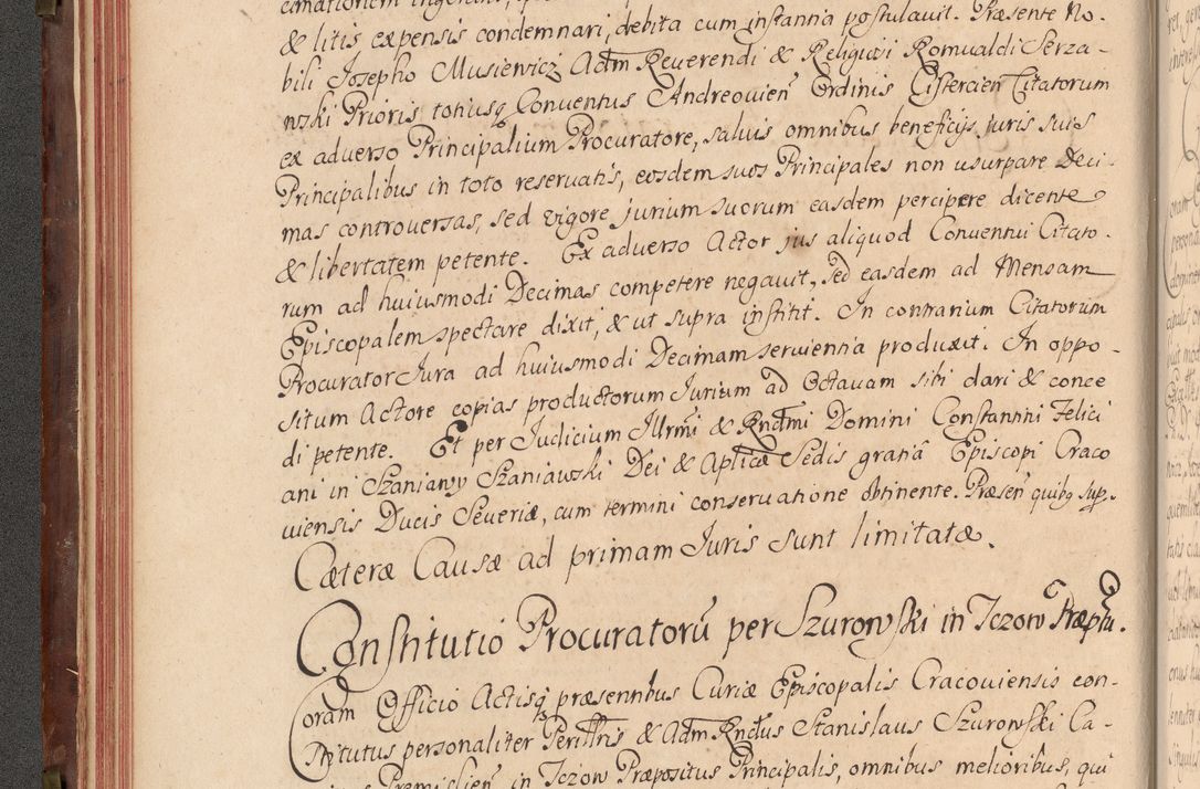 Zdjęcie nr 71 dla obiektu archiwalnego: Acta actorum episcopalium R. D. Constantini Feliciani in Szaniawy Szaniawski, episcopi Cracoviensis, ducis Severiae per annos 1720 - 1723 conscripta. Volumen I