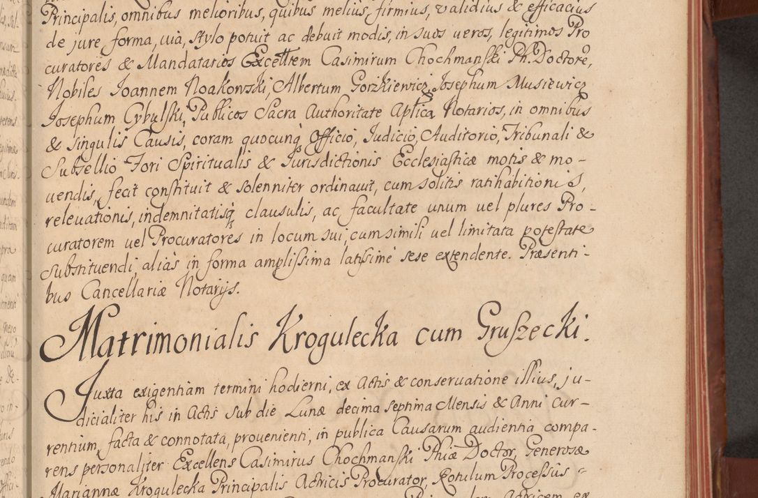 Zdjęcie nr 62 dla obiektu archiwalnego: Acta actorum episcopalium R. D. Constantini Feliciani in Szaniawy Szaniawski, episcopi Cracoviensis, ducis Severiae per annos 1720 - 1723 conscripta. Volumen I