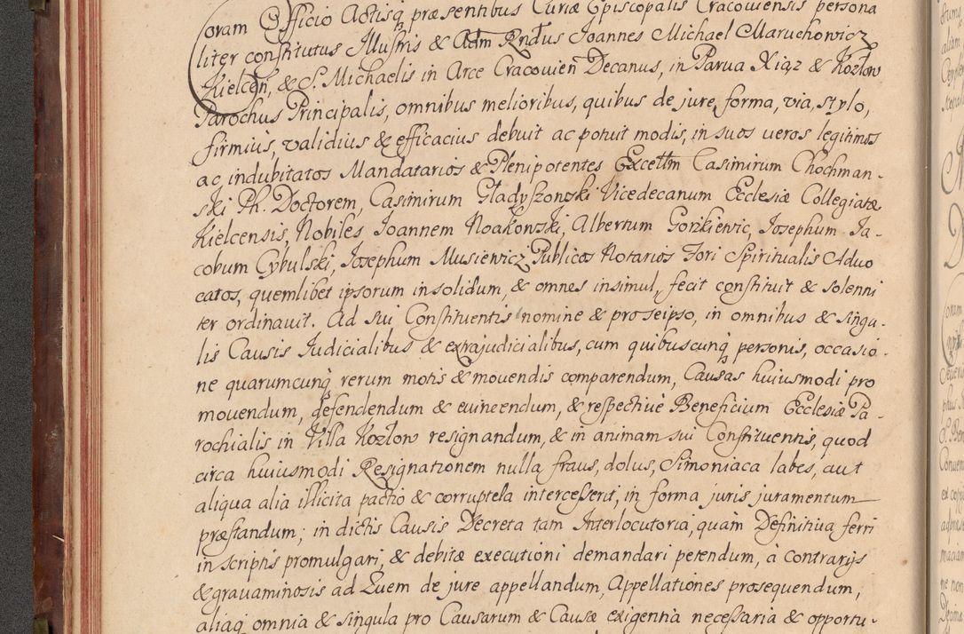Zdjęcie nr 57 dla obiektu archiwalnego: Acta actorum episcopalium R. D. Constantini Feliciani in Szaniawy Szaniawski, episcopi Cracoviensis, ducis Severiae per annos 1720 - 1723 conscripta. Volumen I