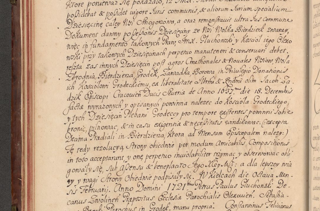 Zdjęcie nr 55 dla obiektu archiwalnego: Acta actorum episcopalium R. D. Constantini Feliciani in Szaniawy Szaniawski, episcopi Cracoviensis, ducis Severiae per annos 1720 - 1723 conscripta. Volumen I