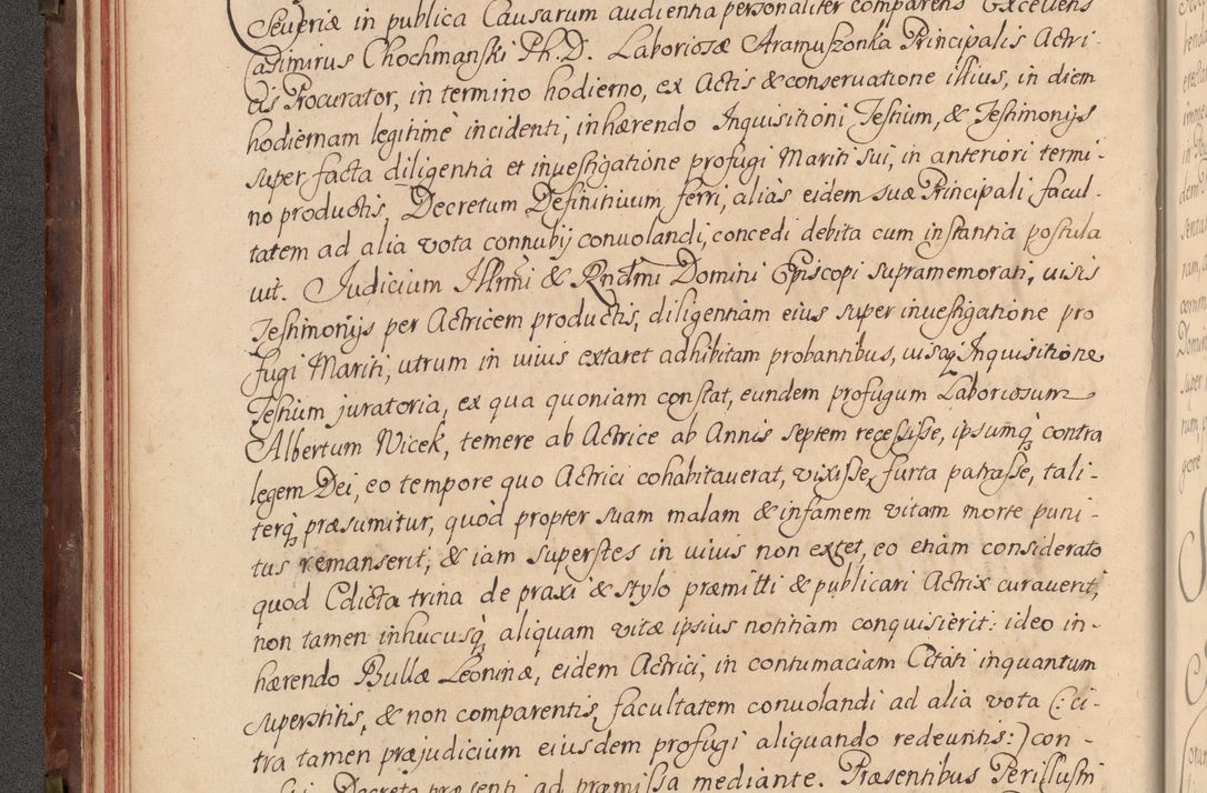 Zdjęcie nr 53 dla obiektu archiwalnego: Acta actorum episcopalium R. D. Constantini Feliciani in Szaniawy Szaniawski, episcopi Cracoviensis, ducis Severiae per annos 1720 - 1723 conscripta. Volumen I