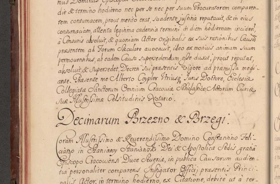 Zdjęcie nr 51 dla obiektu archiwalnego: Acta actorum episcopalium R. D. Constantini Feliciani in Szaniawy Szaniawski, episcopi Cracoviensis, ducis Severiae per annos 1720 - 1723 conscripta. Volumen I
