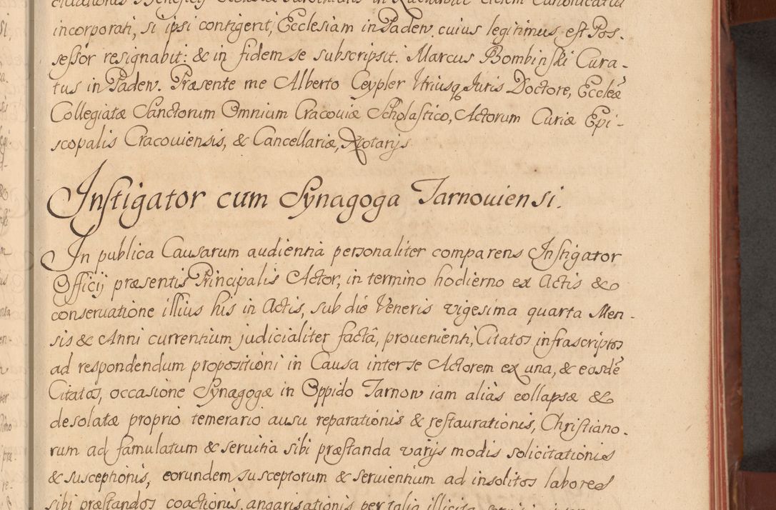 Zdjęcie nr 46 dla obiektu archiwalnego: Acta actorum episcopalium R. D. Constantini Feliciani in Szaniawy Szaniawski, episcopi Cracoviensis, ducis Severiae per annos 1720 - 1723 conscripta. Volumen I