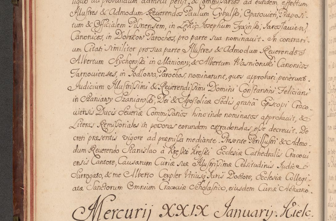Zdjęcie nr 47 dla obiektu archiwalnego: Acta actorum episcopalium R. D. Constantini Feliciani in Szaniawy Szaniawski, episcopi Cracoviensis, ducis Severiae per annos 1720 - 1723 conscripta. Volumen I