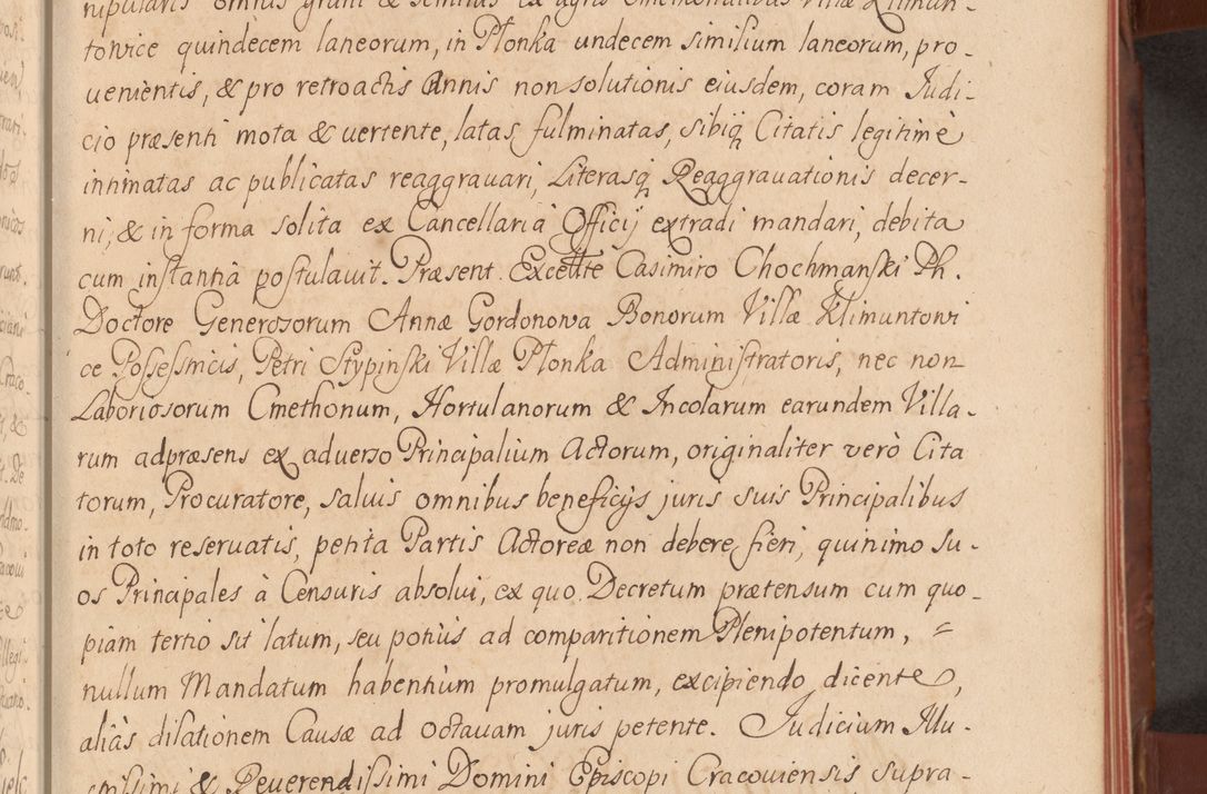 Zdjęcie nr 48 dla obiektu archiwalnego: Acta actorum episcopalium R. D. Constantini Feliciani in Szaniawy Szaniawski, episcopi Cracoviensis, ducis Severiae per annos 1720 - 1723 conscripta. Volumen I