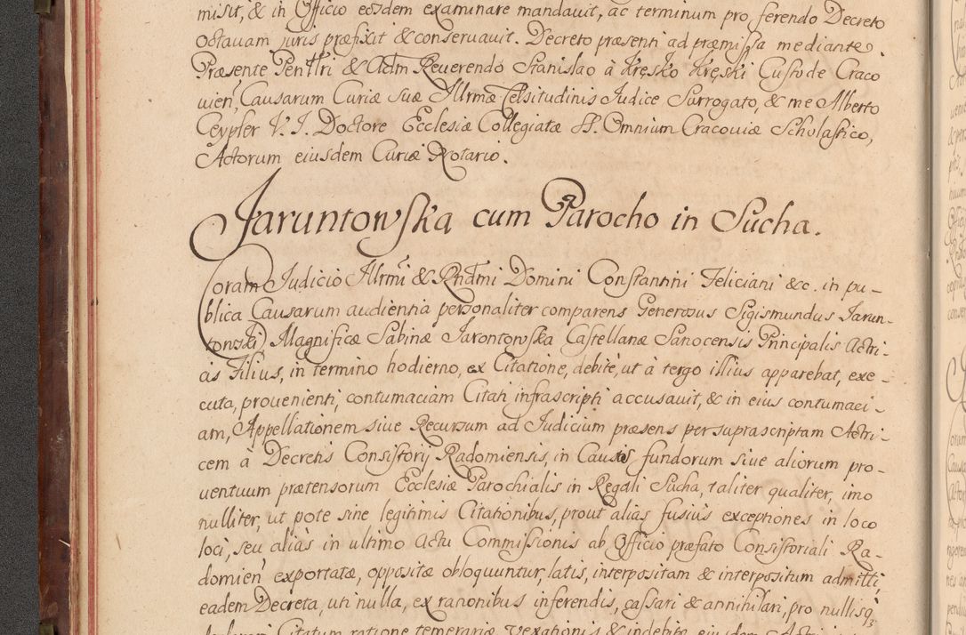 Zdjęcie nr 41 dla obiektu archiwalnego: Acta actorum episcopalium R. D. Constantini Feliciani in Szaniawy Szaniawski, episcopi Cracoviensis, ducis Severiae per annos 1720 - 1723 conscripta. Volumen I