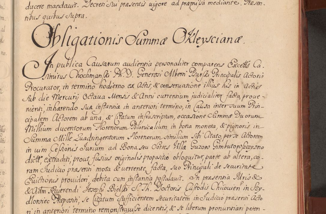 Zdjęcie nr 38 dla obiektu archiwalnego: Acta actorum episcopalium R. D. Constantini Feliciani in Szaniawy Szaniawski, episcopi Cracoviensis, ducis Severiae per annos 1720 - 1723 conscripta. Volumen I