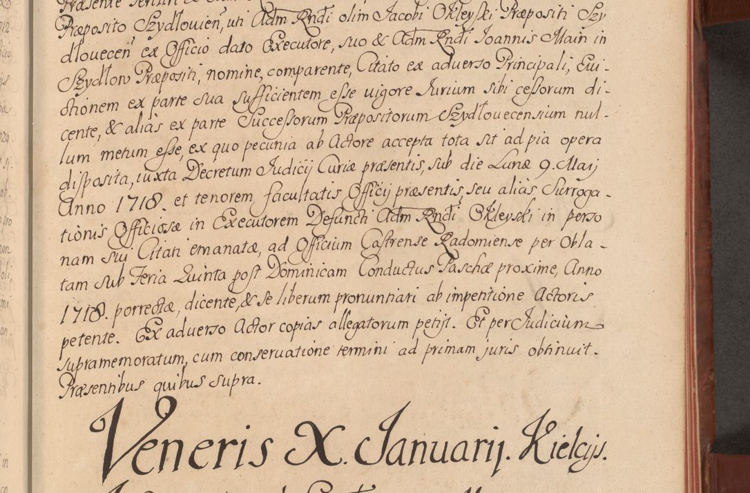 Zdjęcie nr 36 dla obiektu archiwalnego: Acta actorum episcopalium R. D. Constantini Feliciani in Szaniawy Szaniawski, episcopi Cracoviensis, ducis Severiae per annos 1720 - 1723 conscripta. Volumen I