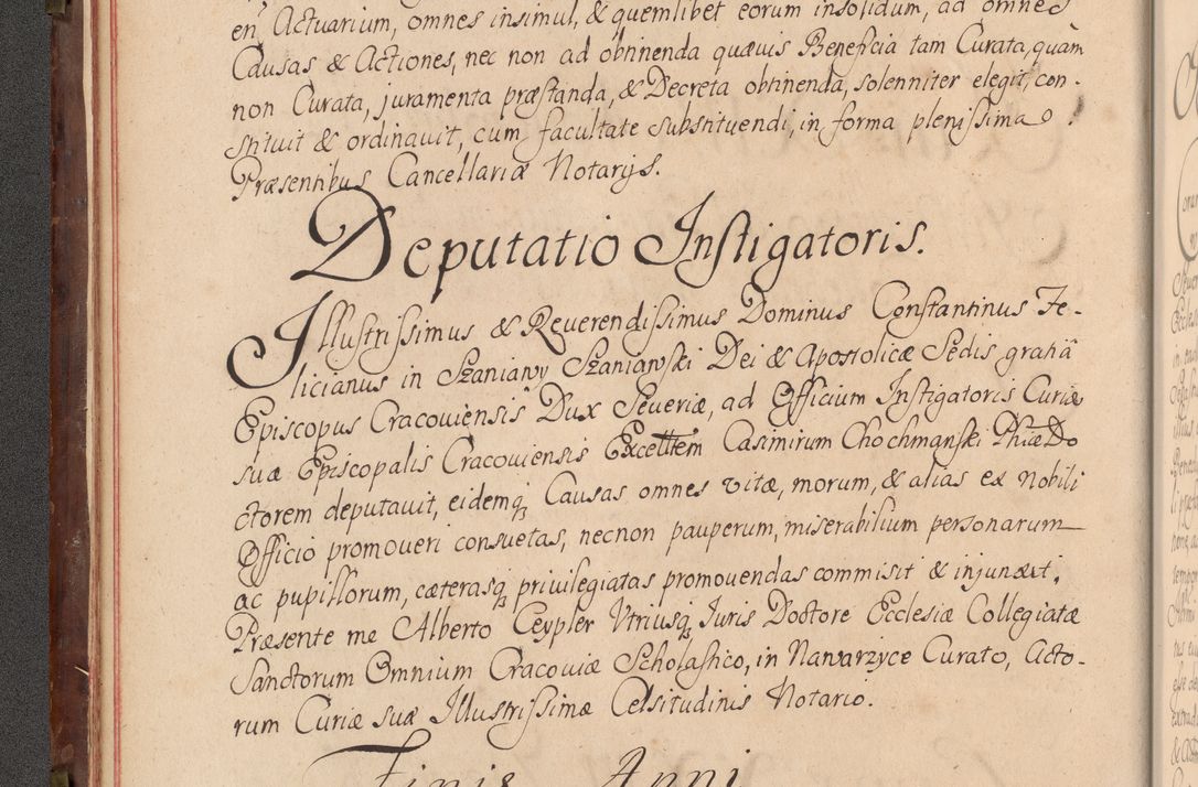 Zdjęcie nr 33 dla obiektu archiwalnego: Acta actorum episcopalium R. D. Constantini Feliciani in Szaniawy Szaniawski, episcopi Cracoviensis, ducis Severiae per annos 1720 - 1723 conscripta. Volumen I
