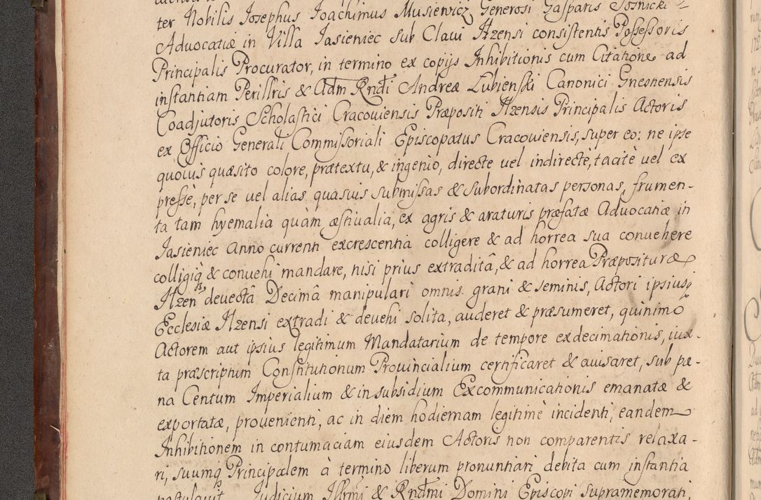 Zdjęcie nr 19 dla obiektu archiwalnego: Acta actorum episcopalium R. D. Constantini Feliciani in Szaniawy Szaniawski, episcopi Cracoviensis, ducis Severiae per annos 1720 - 1723 conscripta. Volumen I