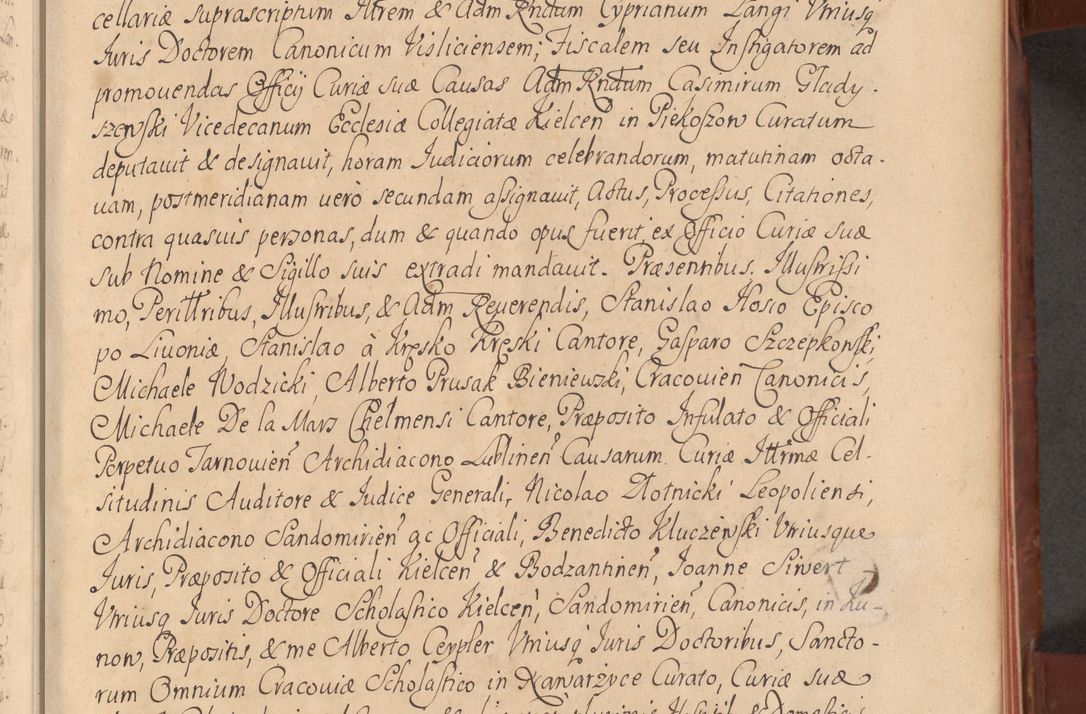 Zdjęcie nr 16 dla obiektu archiwalnego: Acta actorum episcopalium R. D. Constantini Feliciani in Szaniawy Szaniawski, episcopi Cracoviensis, ducis Severiae per annos 1720 - 1723 conscripta. Volumen I