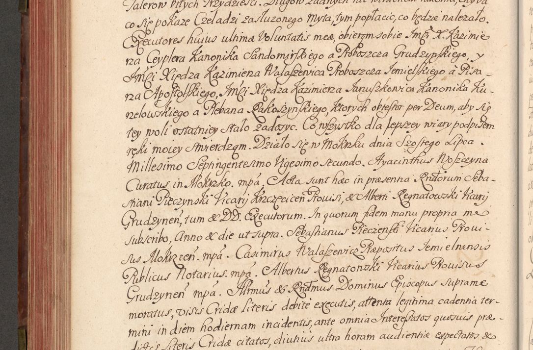 Zdjęcie nr 403 dla obiektu archiwalnego: Acta actorum episcopalium R. D. Constantini Feliciani in Szaniawy Szaniawski, episcopi Cracoviensis, ducis Severiae per annos 1720 - 1723 conscripta. Volumen I