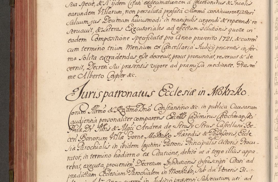 Zdjęcie nr 407 dla obiektu archiwalnego: Acta actorum episcopalium R. D. Constantini Feliciani in Szaniawy Szaniawski, episcopi Cracoviensis, ducis Severiae per annos 1720 - 1723 conscripta. Volumen I