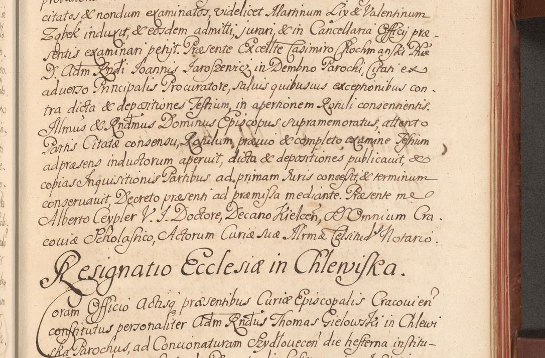 Zdjęcie nr 398 dla obiektu archiwalnego: Acta actorum episcopalium R. D. Constantini Feliciani in Szaniawy Szaniawski, episcopi Cracoviensis, ducis Severiae per annos 1720 - 1723 conscripta. Volumen I
