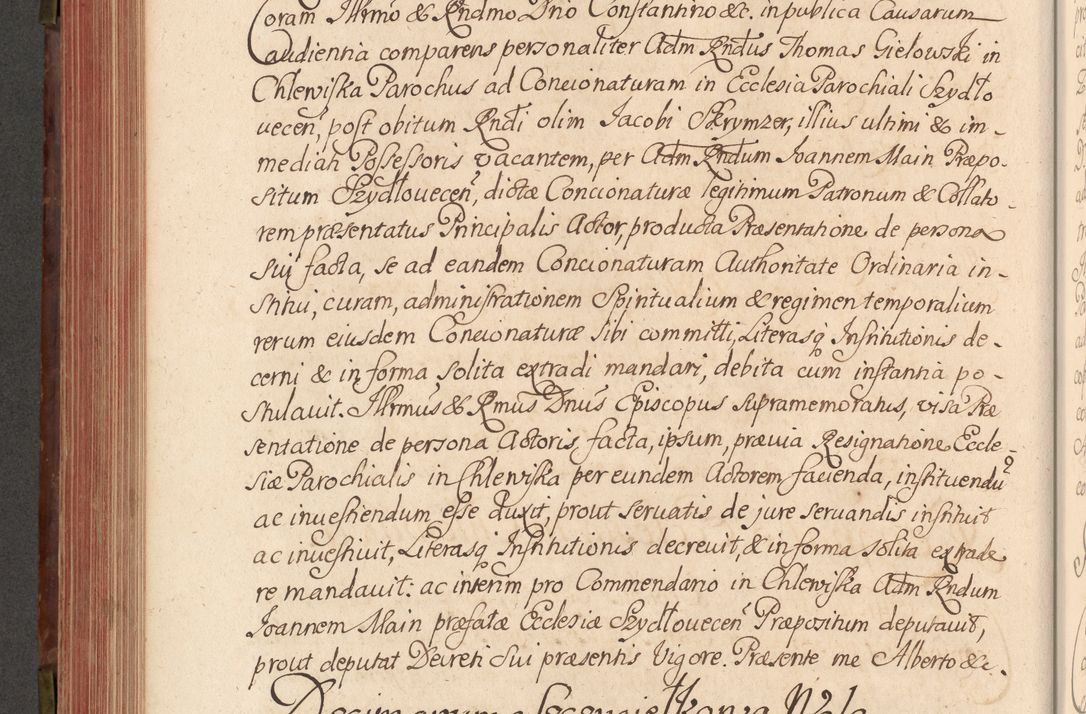 Zdjęcie nr 397 dla obiektu archiwalnego: Acta actorum episcopalium R. D. Constantini Feliciani in Szaniawy Szaniawski, episcopi Cracoviensis, ducis Severiae per annos 1720 - 1723 conscripta. Volumen I
