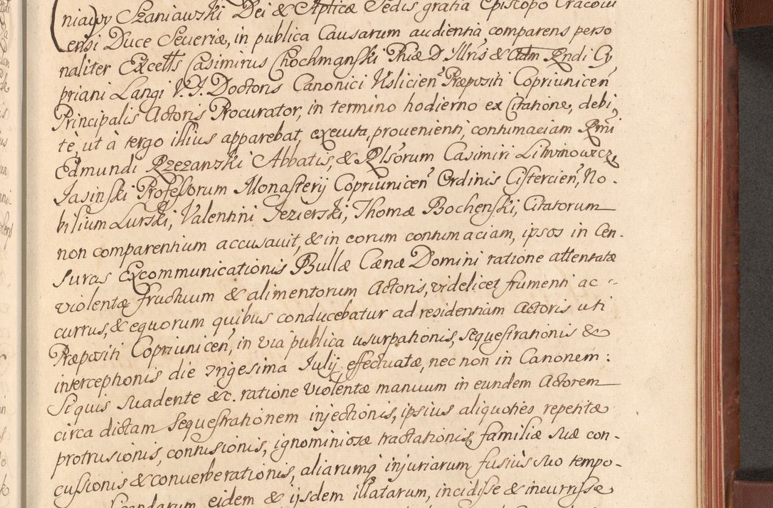 Zdjęcie nr 396 dla obiektu archiwalnego: Acta actorum episcopalium R. D. Constantini Feliciani in Szaniawy Szaniawski, episcopi Cracoviensis, ducis Severiae per annos 1720 - 1723 conscripta. Volumen I
