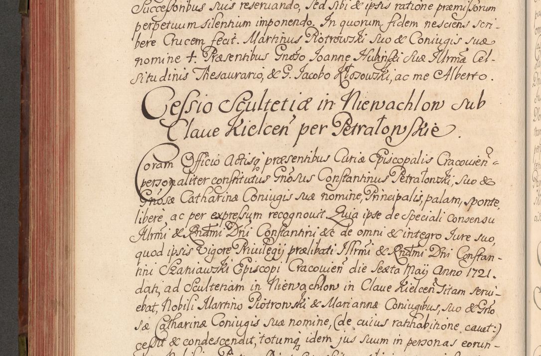 Zdjęcie nr 391 dla obiektu archiwalnego: Acta actorum episcopalium R. D. Constantini Feliciani in Szaniawy Szaniawski, episcopi Cracoviensis, ducis Severiae per annos 1720 - 1723 conscripta. Volumen I