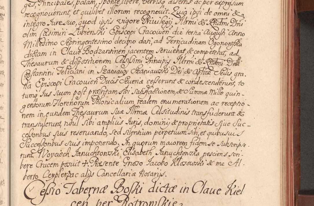 Zdjęcie nr 390 dla obiektu archiwalnego: Acta actorum episcopalium R. D. Constantini Feliciani in Szaniawy Szaniawski, episcopi Cracoviensis, ducis Severiae per annos 1720 - 1723 conscripta. Volumen I